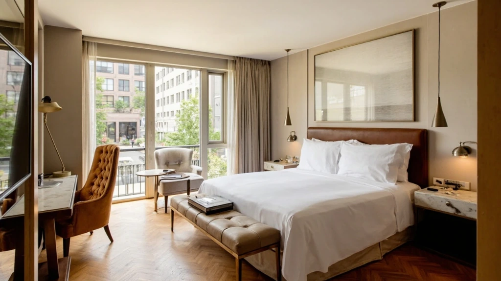 Deluxe Room with king bed and avenue view