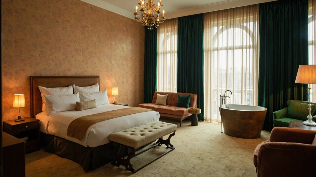 Mora Suite with soaking tub and separate living room